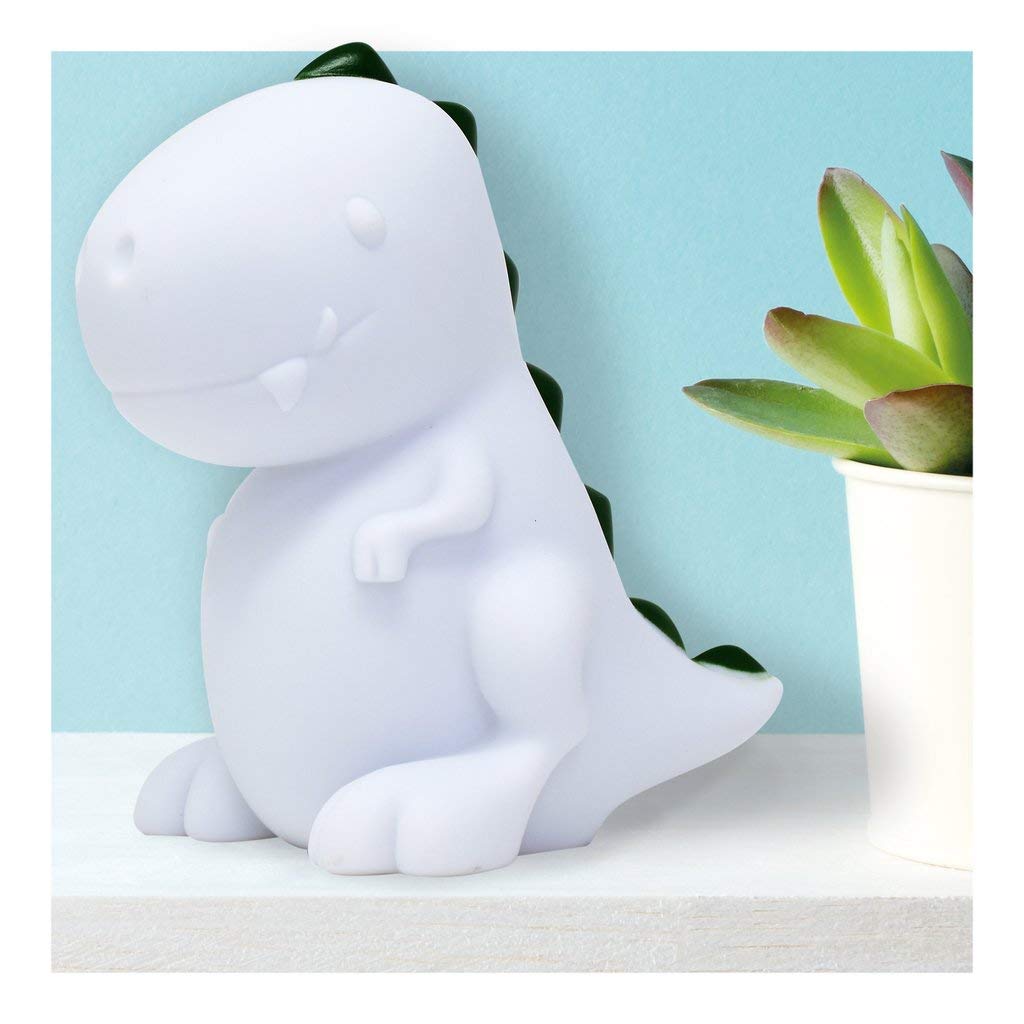 Dino Light | Dinosaur Shaped Colour Changing Night Light | Nocturnals LED Mood Light | 7 Colours