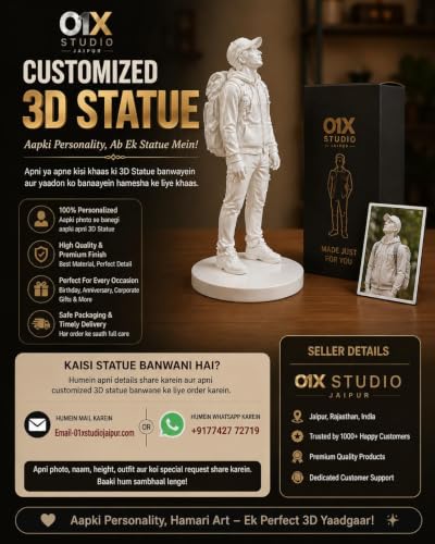 Image of Customized 3D Couple Statue from Photo | Wedding Personalized Miniature Figurine + Free Name Keychain (3D-White-10CM, 3D-White-10CM)