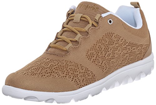 Propet Women's TravelActiv Fashion Sneakers, Honey, 9.5 Narrow
