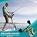 KUYYFDS Baitcasting Reel 18+1 Ball Bearing 7.2:1 Gear Ratio 9 Gear Braking Baitcaster Dual Handle Heavy Duty 10KG Fishing Reel, Left Hand
