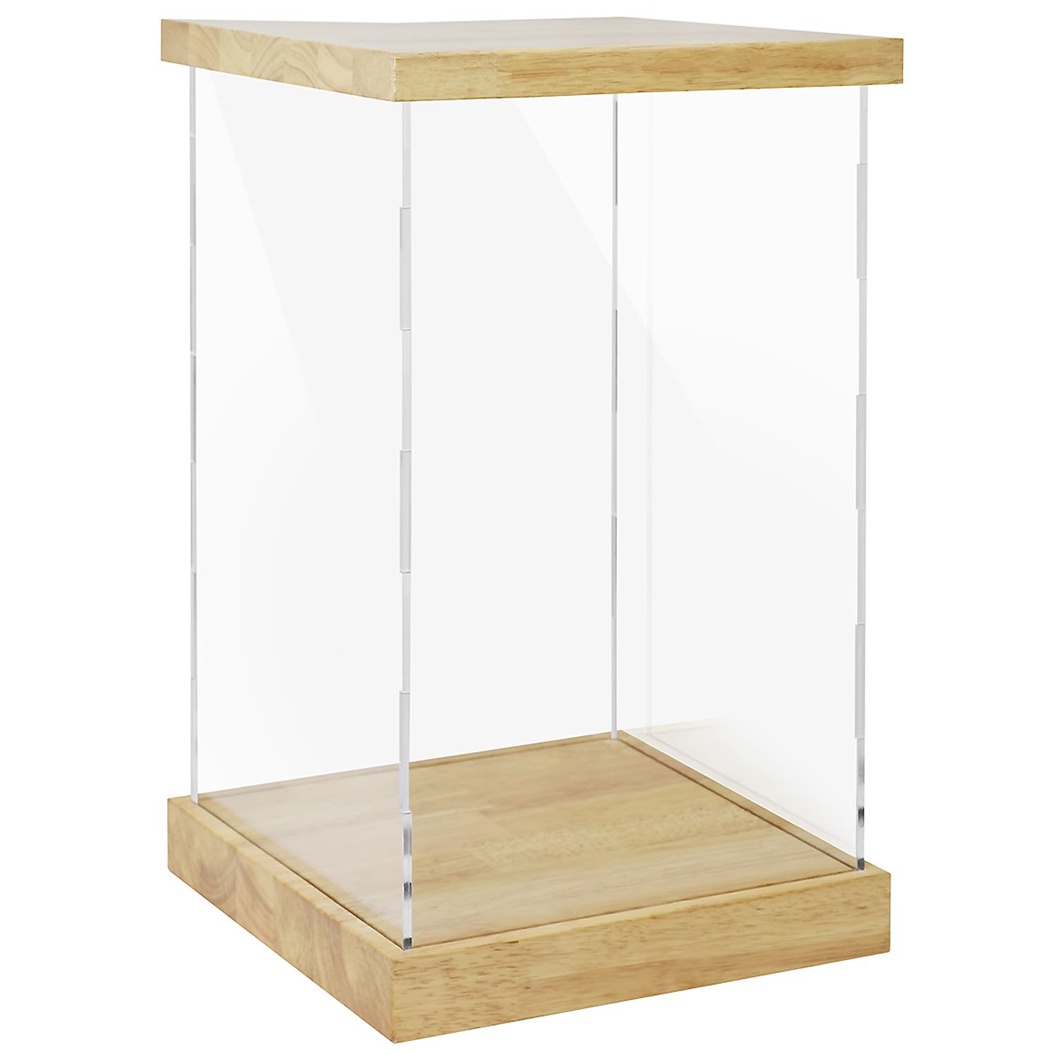 BenchPro Clear Acrylic Display Case for Trophy, Collectibles, Assemble Cube Display Box Stand Dust Proof Protection Showcase for Action Figures Toys.