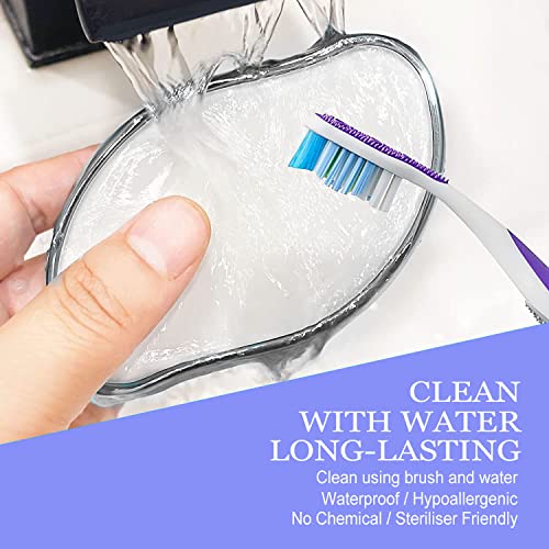 Crystal Hair Eraser For Women And Men, Magic Painless Hair Remover Skin Exfoliator Tool, Washable Nano Hair Removal For Arms Legs Back Body Any Part (Black) #TOP5