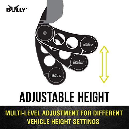 Bully AS-500S Chrome Series Universal Truck Aluminum Side Hoop Step Single Piece Includes Mounting Brackets - Fits Various Trucks from Chevy (Chevrolet), Ford, Toyota, GMC, Dodge RAM and Jeep