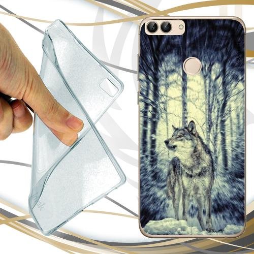 CASEONE Custodia Cover Case Lupo-Foresta per