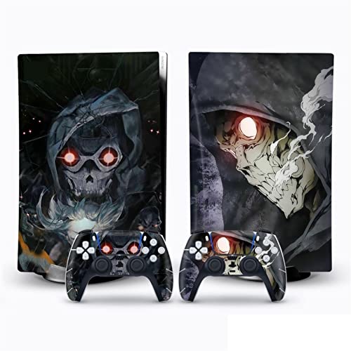 �ی� For PS5 Skin Disc Edition Anime Console And Controller Vinyl Cover Skins Wraps For PS5 Disc Version 08147 �C�A�Ȃ��A�c�����Ȃ�(1)