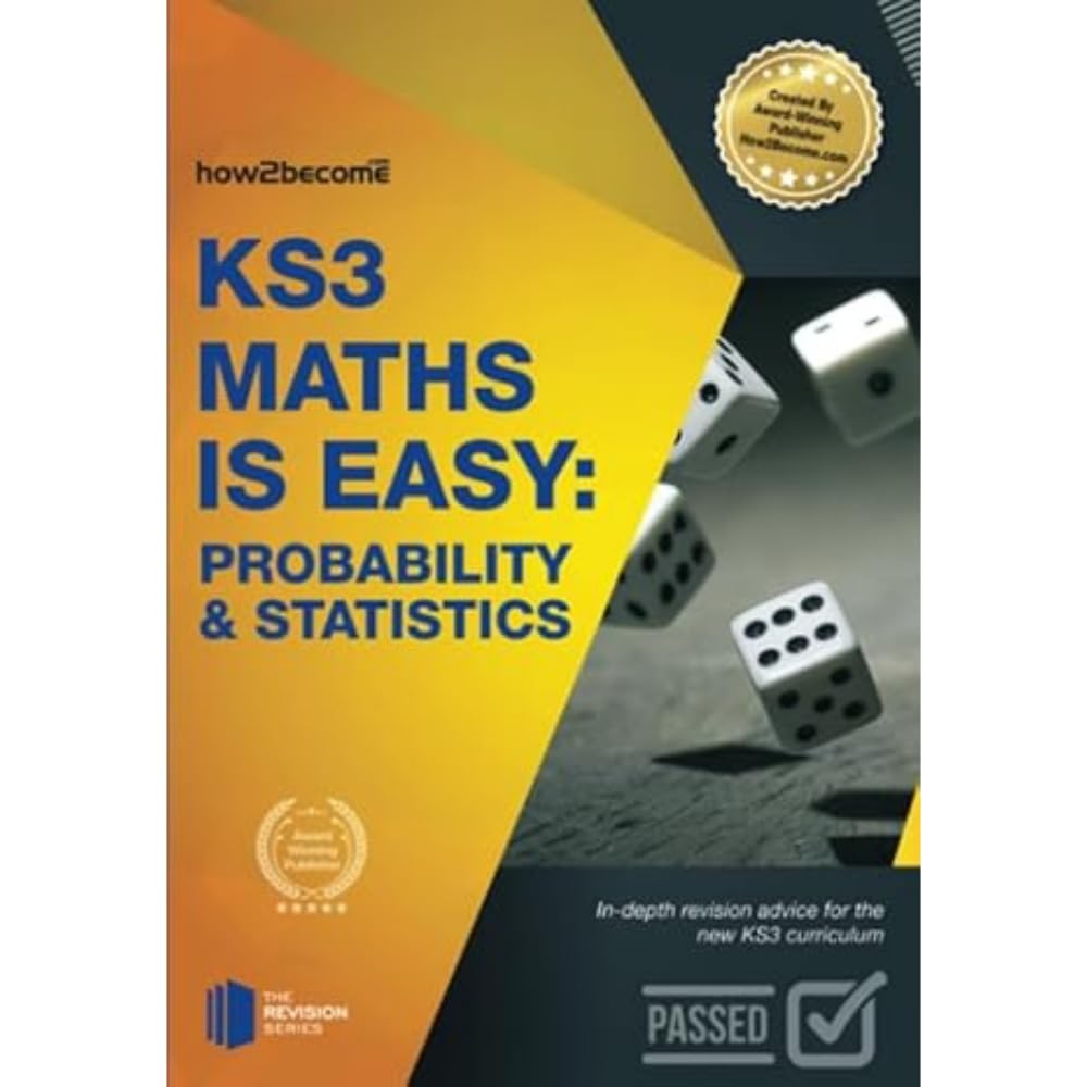 KS3 Maths is Easy: Probability & Statistics. Complete  by How2Become PAPERBACK