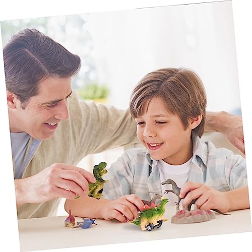 Toyvian 4 Pçs Puxar Carro Para Trás Brinquedos Para Crianças Brinquedos Educativos Push Go Brinquedo
