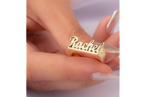 Name Rings Personalized for Women, Custom Made Engagement Promise Rings Mothers Day...
