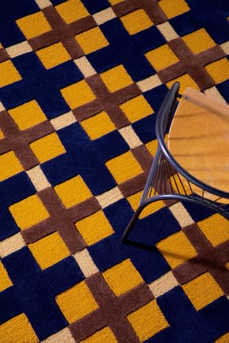 Image of Soft Pure Woolen Modern Collection Tufted Carpet for Living Room,Bedroom'Kitchen and Hall (8 X 10) Feet