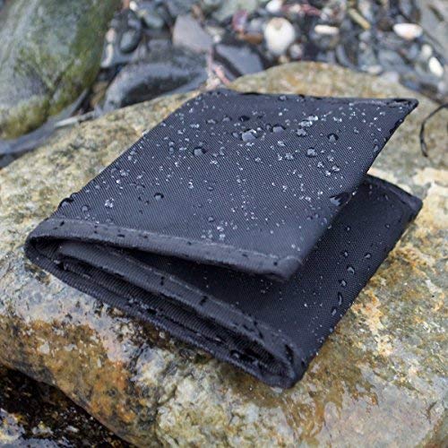 Flowfold Traveler Trifold Wallet Durable Slim Wallet Front Pocket Lightweight Minimalist Wallet, Trifold Wallet Made in USA (Black)4
