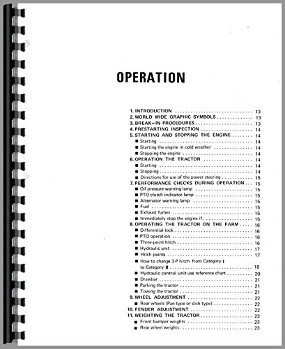 Operators Manual Kubota M5500DT M5500 M7500 M7500DT Tractor      Plastic Comb