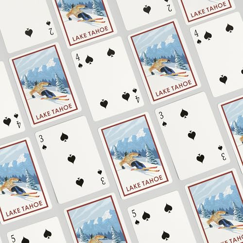 Juego de 52 Cartas Poker Lake Tahoe Nevada miniatura 4