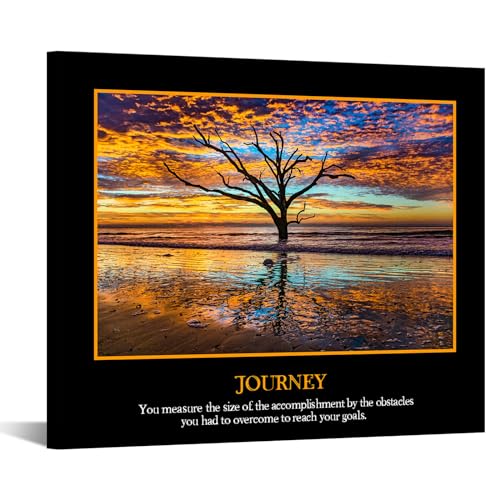 KREATIVE ARTS Canvas Wall Art for Droms Journey Quote Inspirational