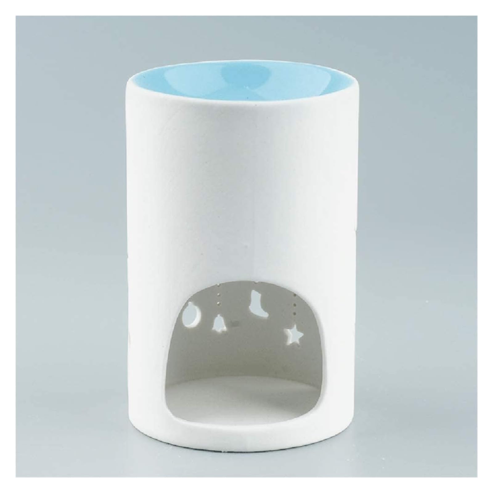 Quemador de cera derretida de porcelana blanca, difusor de aceite, portavelas de té/calentador de cera derretida, for sala de estar, balcón, Spa Yaga Meditación ，Difusores de aceites esencia