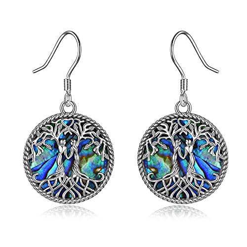 Image of YFN Sister Earrings Gifts from Sister, Sterling Silver Crystal Sister Earrings Jewelry, Birthday Jewelry Gift for Sisters