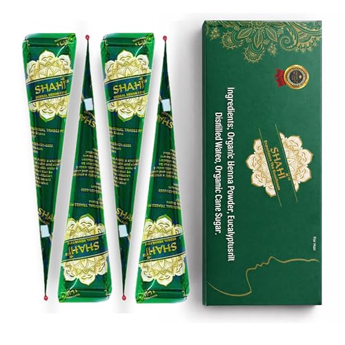 Shahi 4 Pack Henna Natural Listo para Usar 30g Conos miniatura 1