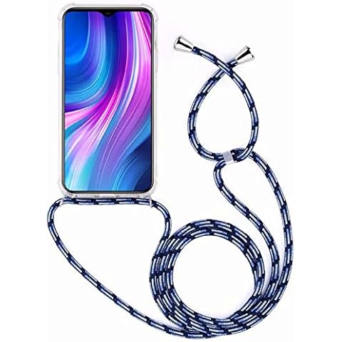BestST Necklace Case for Motorola Moto G8 Power with Neck Cord Lanyard Strap,Thin Slim Protective Shockproof Cover,Stylish Necklace/Lanyard Case Cover