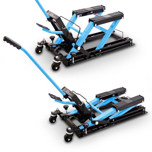 BITUXX Motorrad Heber Montageständer Hebebühne Montageheber Motorradhebebühne Hydraulisch Lifter Bock ATV Quad bis 680Kg BITUXX Motorrad Heber Montageständer Hebebühne Montageheber Motorradhebebühne Hydraulisch Lifter Bock ATV Quad bis 680Kg