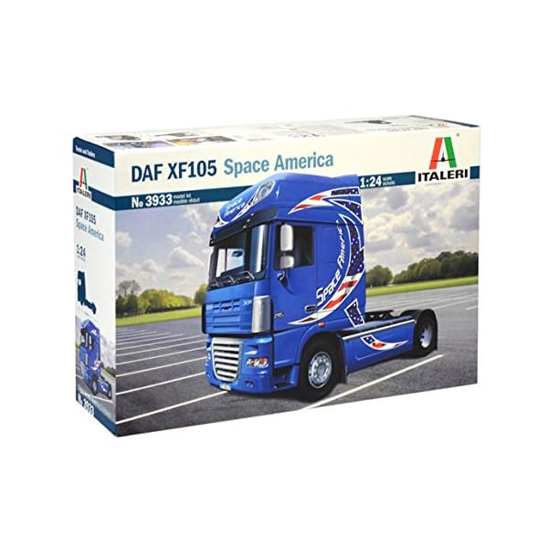 Italeri Trucks DAF XF-105 Space America, I3933, Modellbau, Bausatz, Standmodellbau, Basteln, Hobby, Kleben…