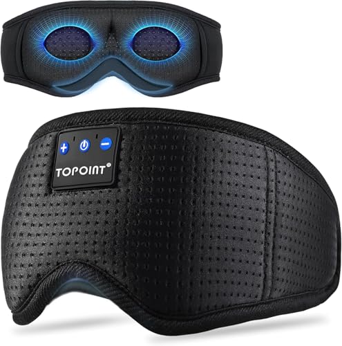 TOPOINT Sleep Mask Bluetooth Headphones and Eye Mask - image 1