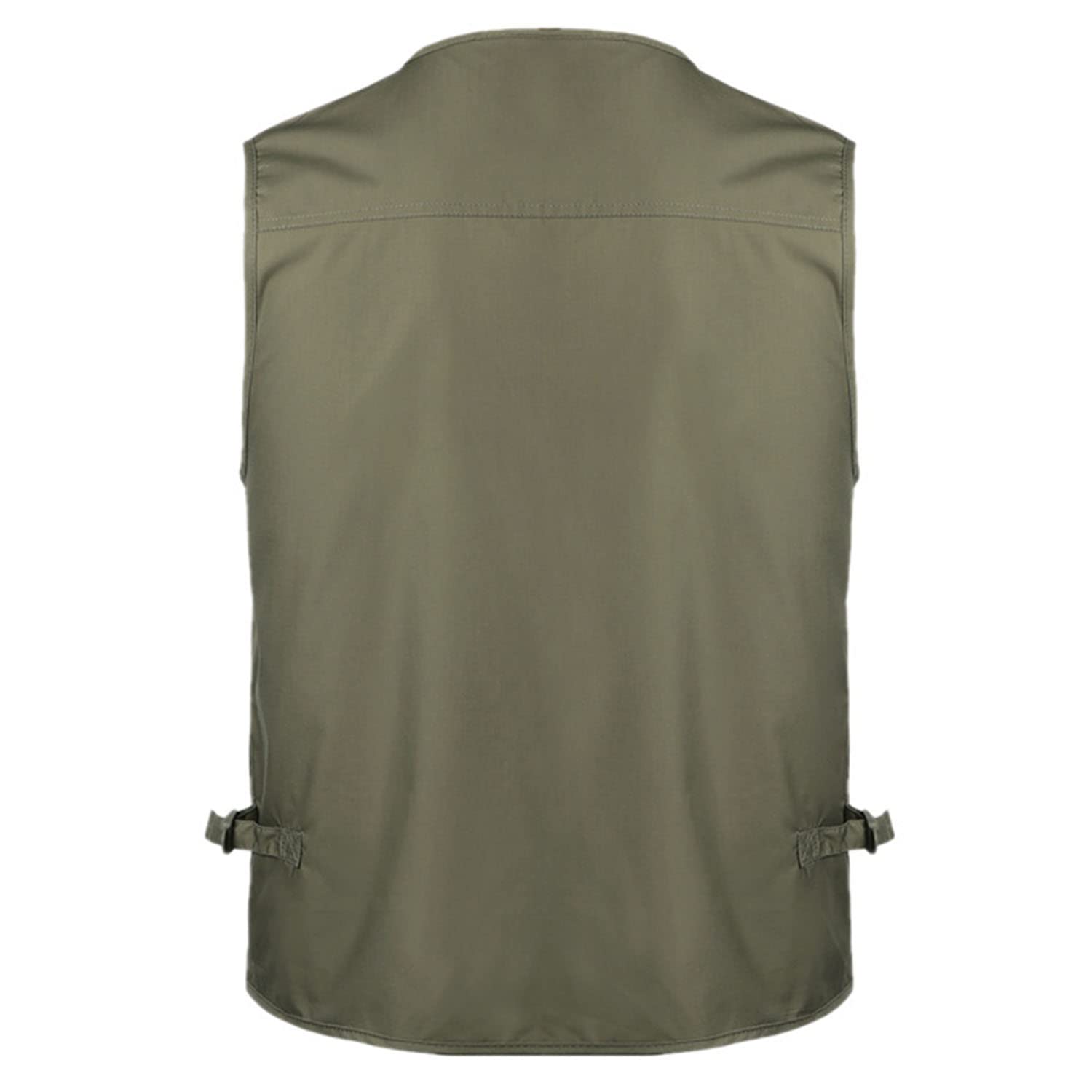 Chaleco para Hombre Chaleco con Multibolsillos Sin Mangas Chaleco De Pesca Casual para Exteriores Chaqueta De Fotografía De Viaje Multifuncional