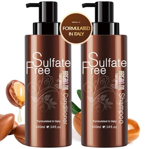 Organic Moroccan Argan Oil Shampoo and Conditioner Set