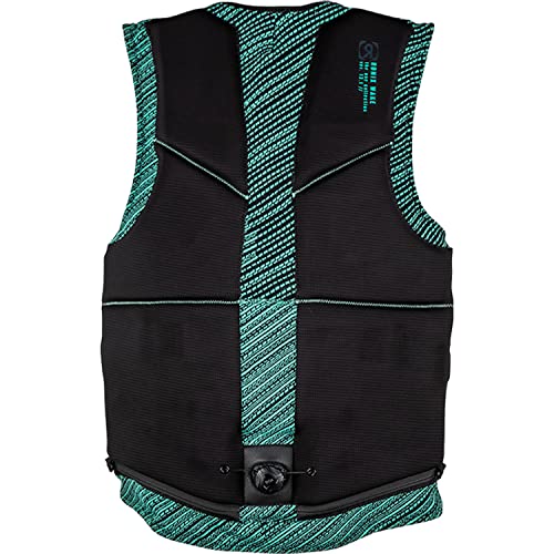 Ronix One Boa Impact Vest, Engineered Sea Foam/Black, X-Large #TOP1