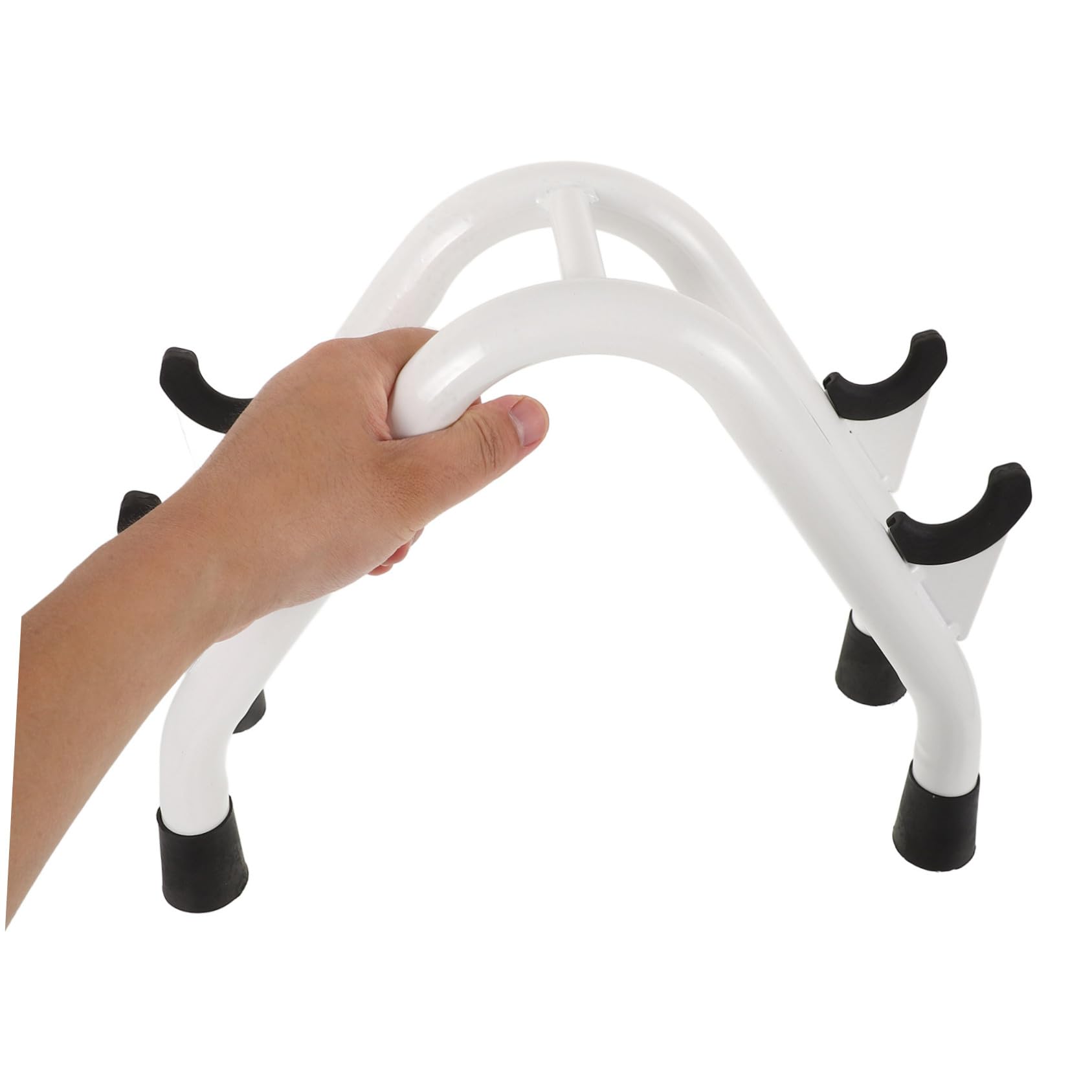 BESPORTBLE Soporte Vertical Para Pesas Mancuernas De Hierro Resistente Con Base Antideslizante Para Gimnasio y Hogar Estante Duradero y Estable Para Almacenamiento Seguro De Mancuerna y Barra