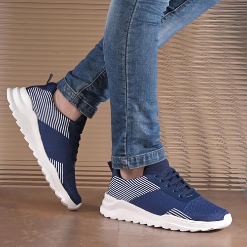 Image of Centrino Casual Shoe for Men | Cushioned Insole Provide Comfort| Stylish Sneaker Shoe | Lace-Up Design | Perfect for Casual Outfits for Boys & Men (6826)