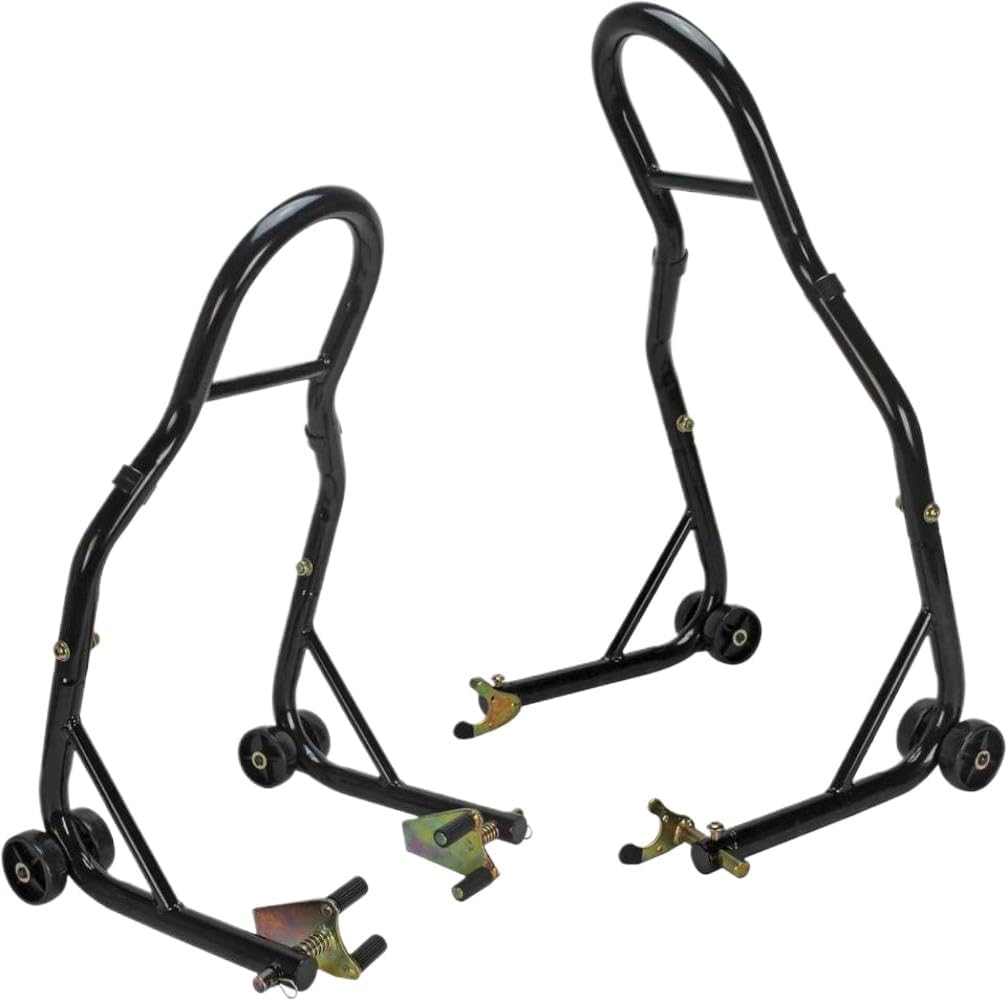 Sport Bike Front and Rear Lift Stand for Easy Maintenance Fits Most Motorcycles
