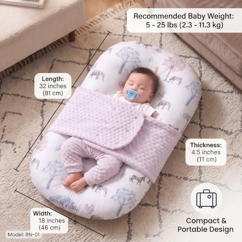 Image of ๐ช๐ข๐ข๐ ๐ญ๐ฌ Baby Head Support Pillow | Newborn Sleeping Pillow | Soft Cotton Baby Cushion | Infant Neck Support Pillow | Travel & Crib Use | 0-12 Months