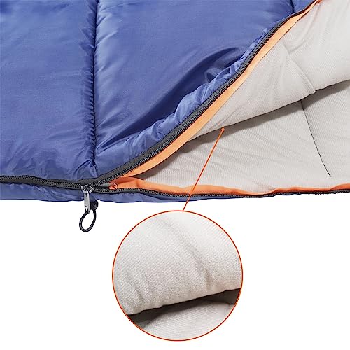 Sac de couchage Amazon Basics bleu 190x83 cm pour camping 4 saisons