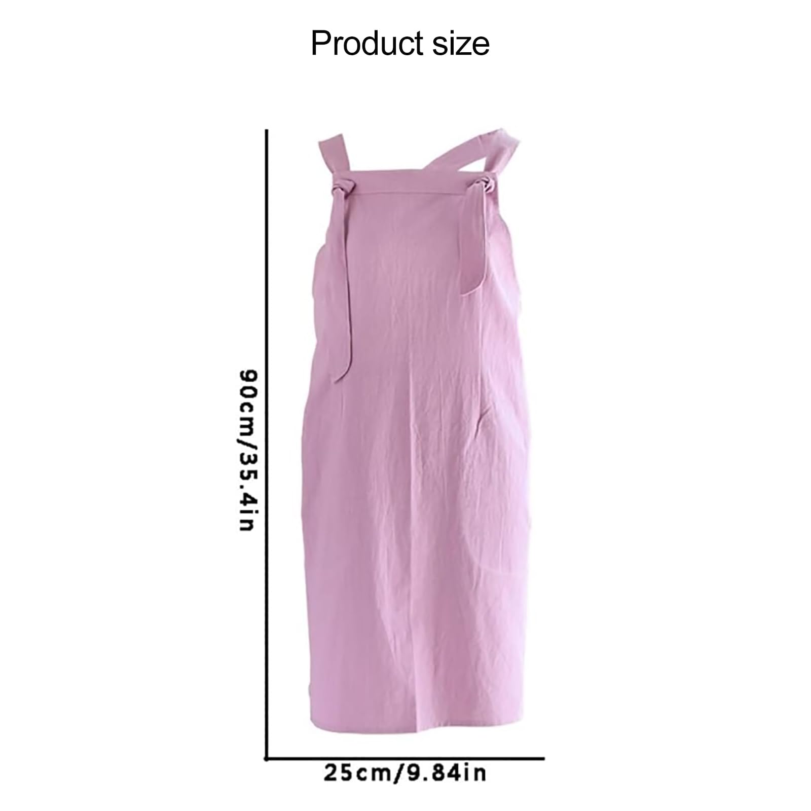 Tablier de cuisine réglable en coton et lin avec poches pour femme, convient pour la cuisine, la pâtisserie, la peinture, le jardinage
