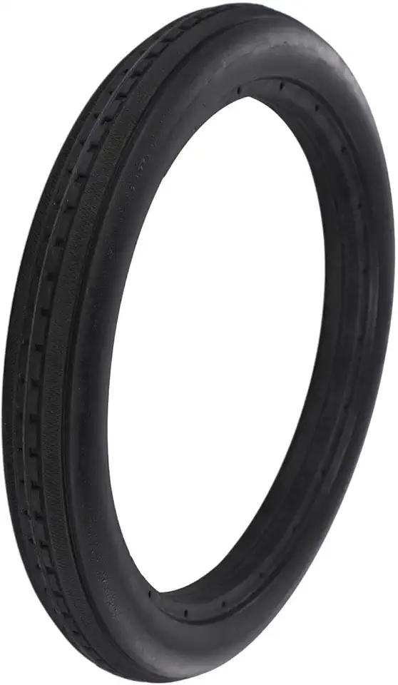 Pneu sólido 14 x 1,75, pneu de bicicleta não inflável, roda de borracha à prova de explosão para carrinho de scooter, substituição resistente a perfurações, preto e prático