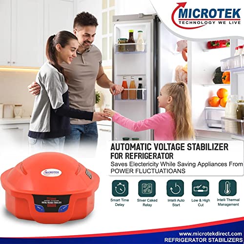 Microtek EMR4013 130-300V Digital Voltage Stabilizer (RED) Price in ...