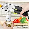 Beneno Heavy Duty Hand Can Opener Manual with Magnet, Durable Sharp Carbon Steel Blade Smooth Cutting, Big Effort-Saving Knob & Soft Grip Handle, Multifunctional Kitchen Tool with Bottle Opener, Black #5