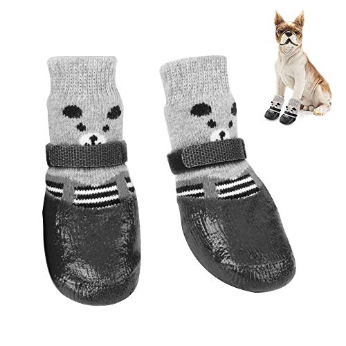 Doppelseitige Rutschfeste Hundesocken Mit Gurten, H Produktbild-Vorschau 10