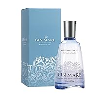 Gin Mare Mediterranean Gin 700 ml con Astuccio – Premium Gin con 4 botaniche principali che ricordano le coste mediterranee. 42,7% vol.