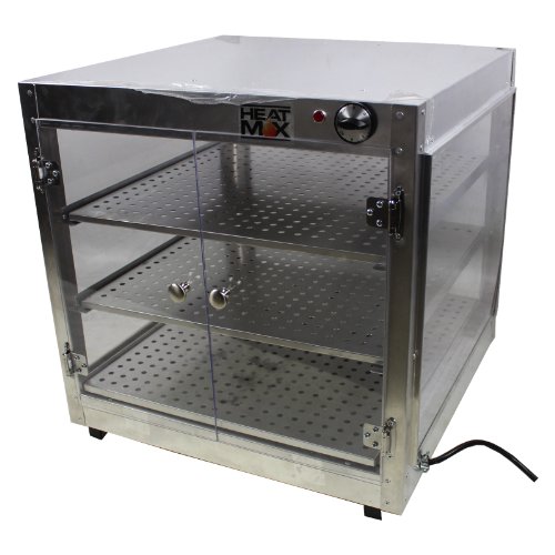 Commercial Food Pizza Pastry Warmer Countertop 24x24x24 Display Case