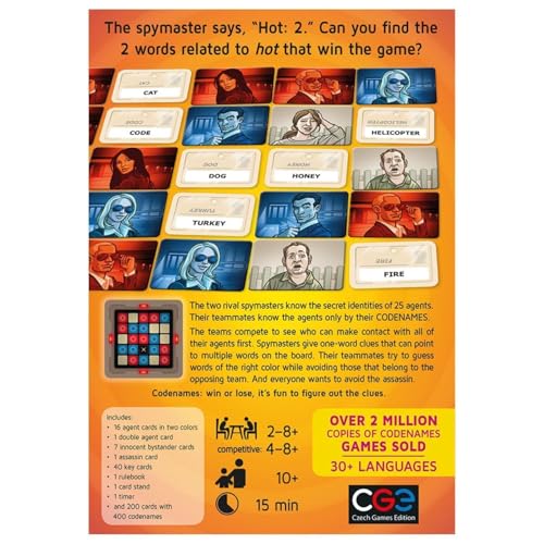 Image of Original Word Board Game by Vlaada Chvatil | Strategy Party Game for 4-8 Players | Family & Friends Game Night | Ages 14+