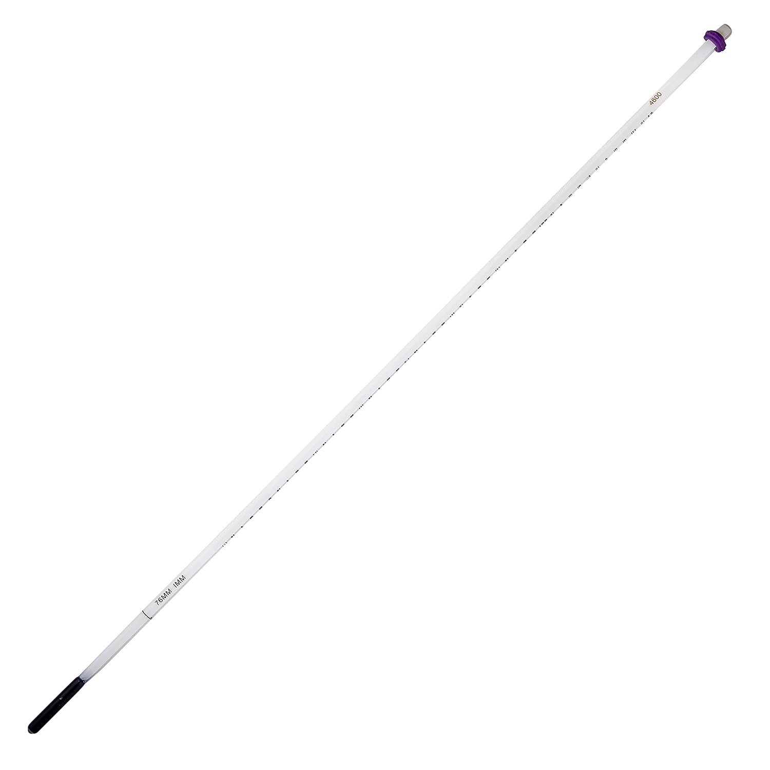 H-B DURAC Plus B60730-0300 Precision Liquid-in-Glass Thermometer; 30 to 124°F, 76mm Immersion, Organic Liquid Fill
