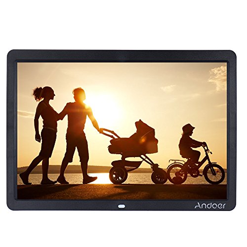 Andoer 12 inch Digital Photo Frame, Wide Screen HD LED High Resolution 1280x800