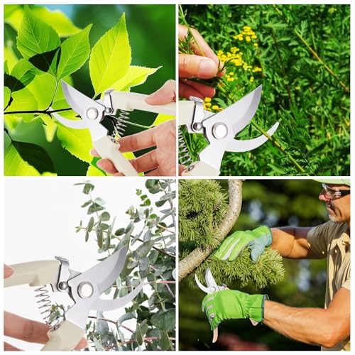 20 tijeras de podar florales para jardín 6.9 pulgadas miniatura 5