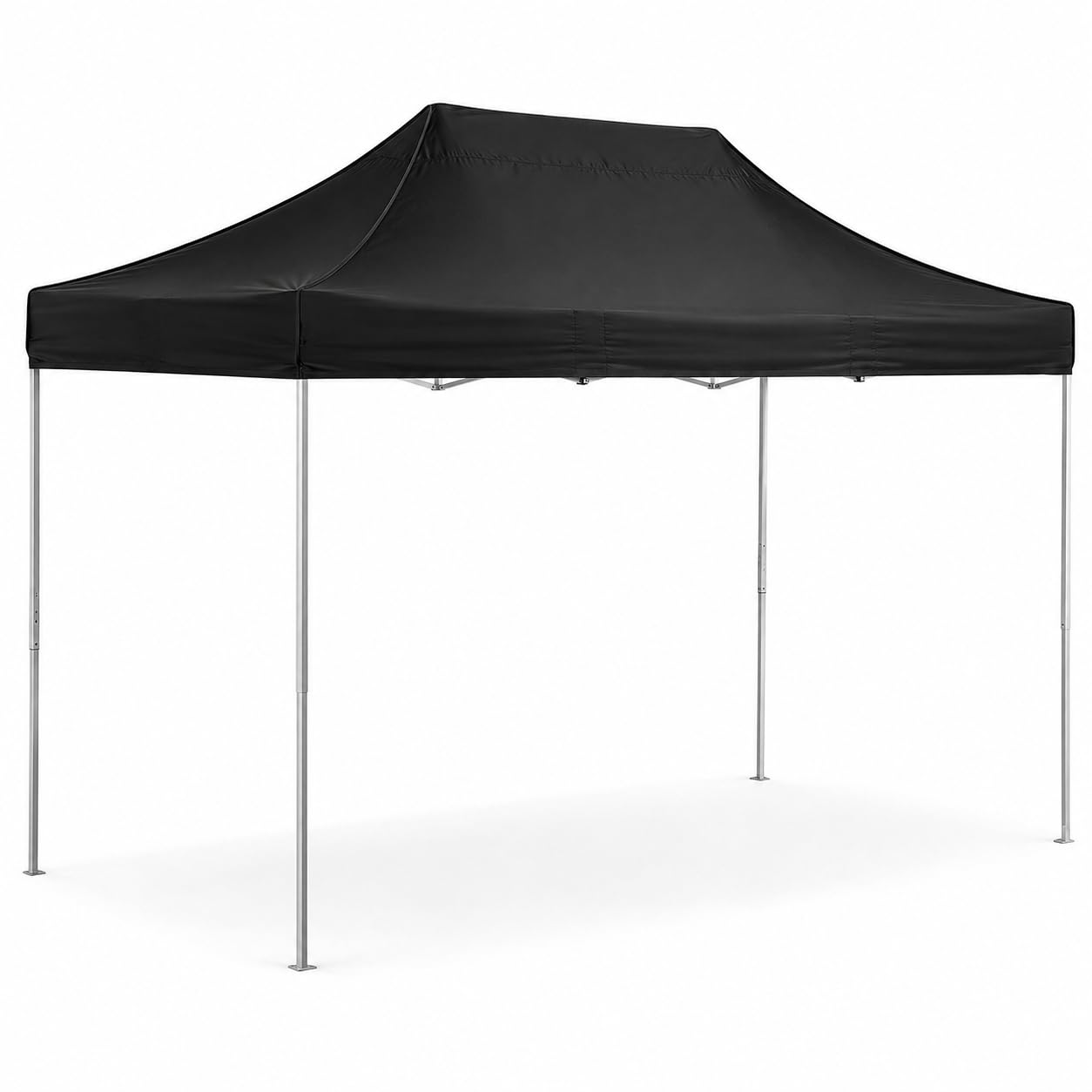 10' x 15' Aluminum Pop Up Canopy Tent by Glownary – 10 Feet X 15 Feet, 80% Polyester, Black, Model 554ap10x15bk