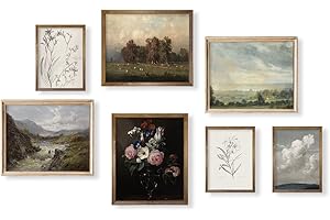 Vintage Modern Farmhouse Wall Decor - Bathroom Picture Bedroom Print - Neutral...