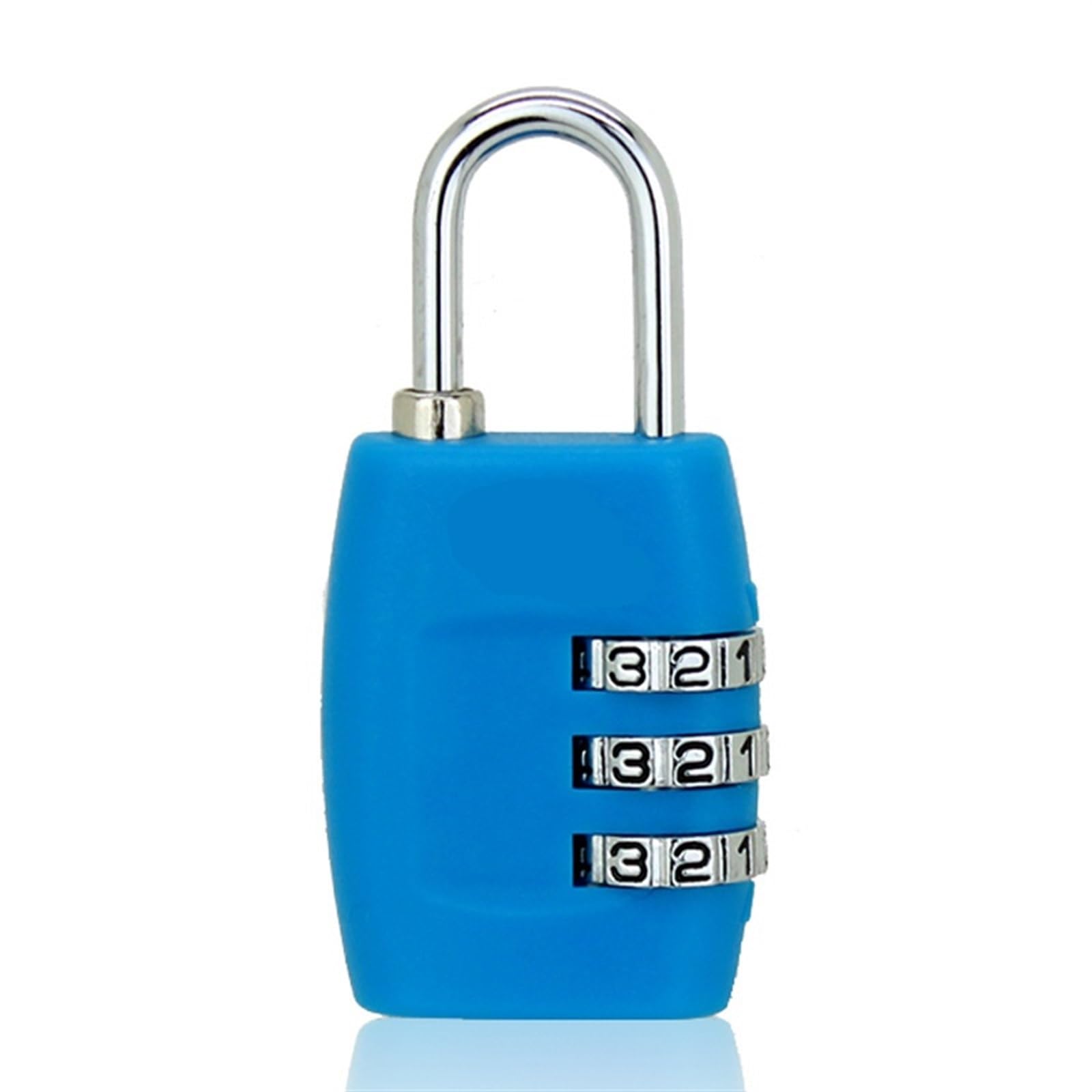 Combination Padlock Locks Smart 3 Position Resettable Combination Lock for Travel Luggage Suitcase Anti-Theft Code Padlock Password