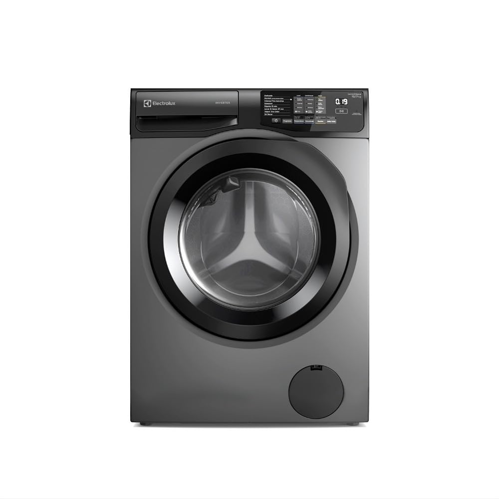 Lava & Seca 12Kg Electrolux Inverter Cinza Ônix com 8 Programas de Lavagem - LSC12 110V