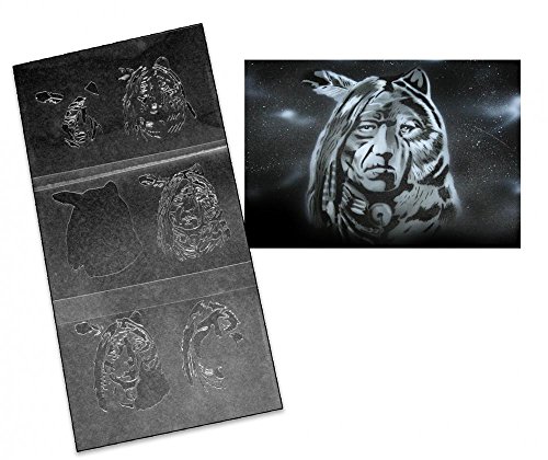 UMR-Design AS-019 Indian Head Sagoma per aerografo...