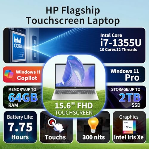 Laptop HP 15.6" Touchscreen Core i7 32GB RAM 2TB SSD miniatura 3