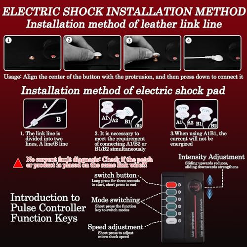 BDSMYOU 9er Sex Toyset für Paar Set,SM Elektro Shock BDSM Set,Sexuelle Elektrostimulation Sex Bondage Set,Augenmaske Handschellen Sex Bett Peitsche,Sex Geschenke für Paare,BDSMs Fesseln Sex Set